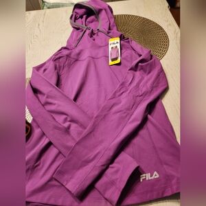 Fila Vibrant Purple Pullover Small NWT